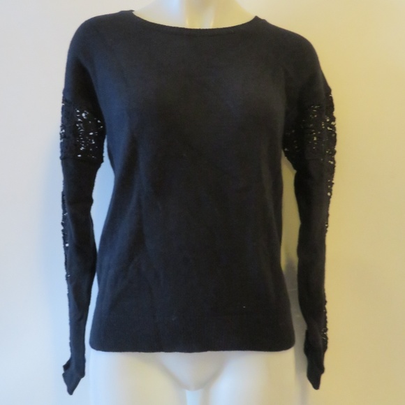 COMPTOIR DES COTONNIERS NAVY BLUE SWEATER SZ XS* - Picture 2 of 6